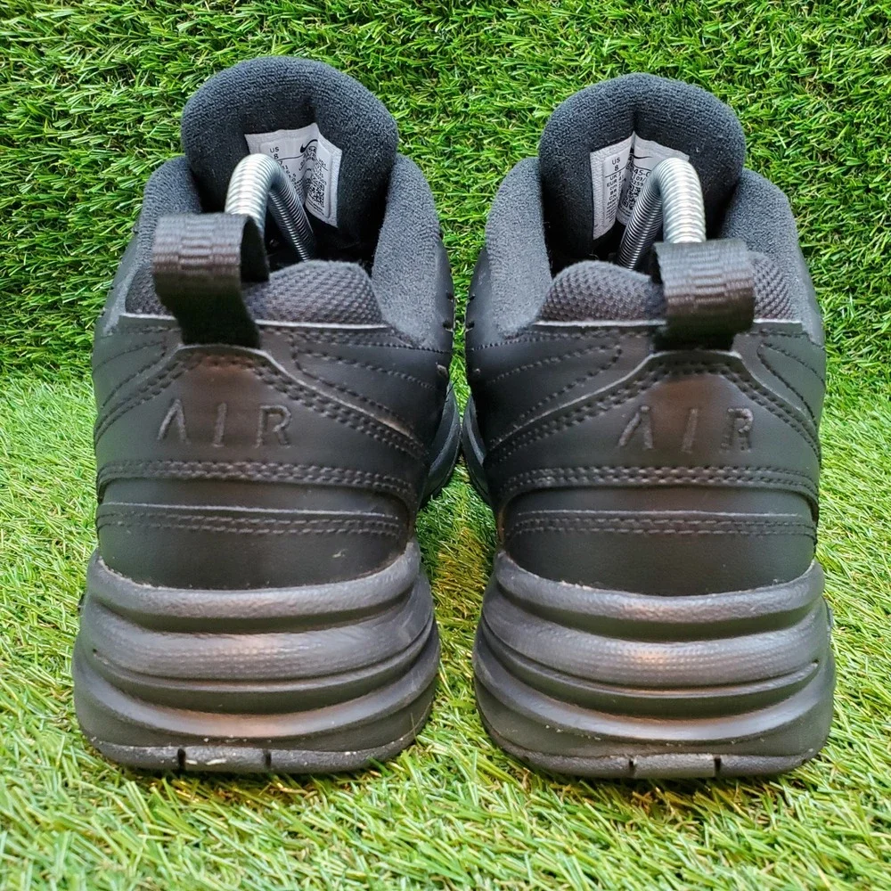 Nike Air Monarch IV SIZE 8 Men's Workout‎ Cross Training Shoes Black